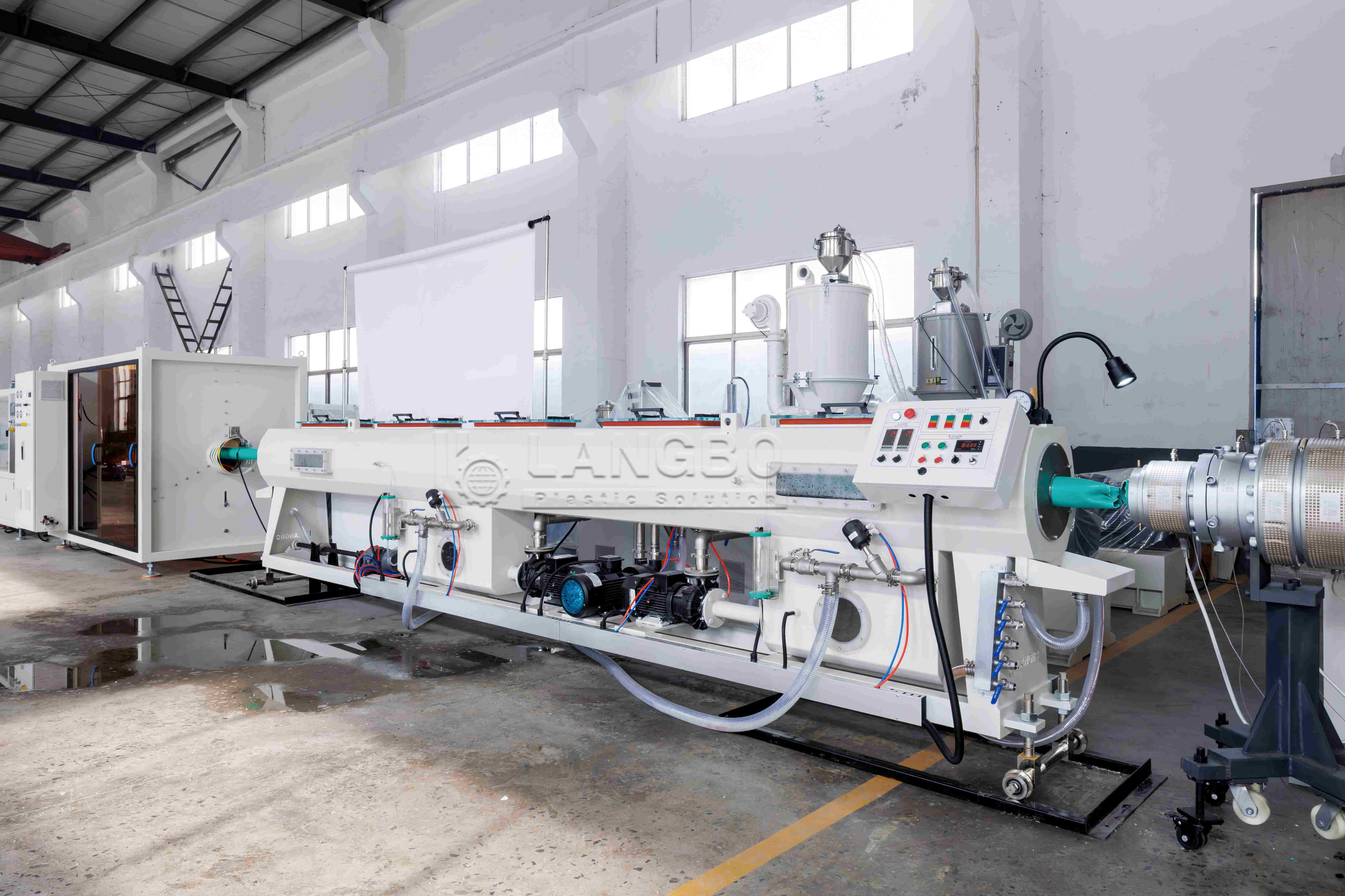 τελευταία εταιρεία περί 68–160mm PVC ABA Pipe Extrusion Line for Infrastructure Pipe Manufacturing in the United Kingdom