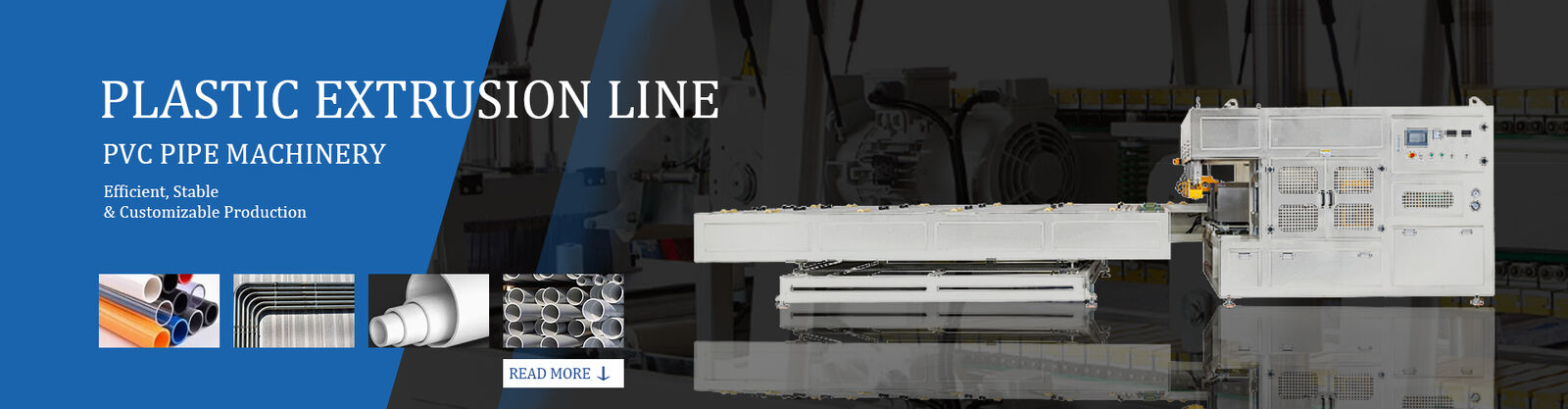 γραμμή εξώθησης σωλήνων pe