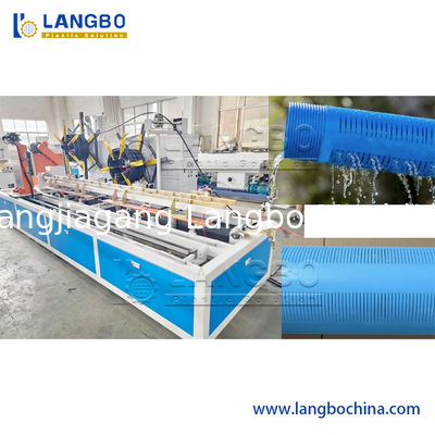 ποιότητας  Automatic Pipe Slotting Machine for Plastic PVC PE PP Pipes Grooving Machine with PLC Control PVC Water Pipe Machine Perforator Machine Εργοστάσιο