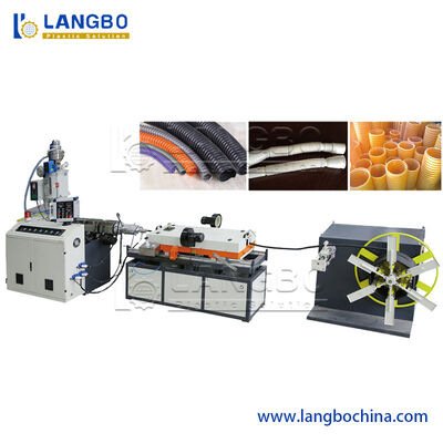 ποιότητας  Fully Automated Corrugated Pipe Line For Faster Electrical Conduit Production Εργοστάσιο