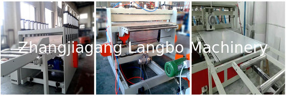 Πίνακας αφρού PVC που κάνει τη γραμμή/τη γραμμή παραγωγής εξώθησης πινάκων αφρού machine/WPC