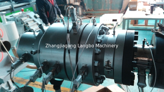 CE ISO Pvc Pipe Extrusion Machine 80/156 Κωνική διπλή βίδα
