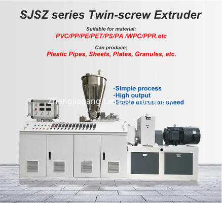 Διάμετρος σωλήνα 75-250 πλαστικό PVC/UPVC/CPVC Ηλεκτρικός αγωγός σωλήνα εξώθησης γραμμή με μετατροπέα ABB