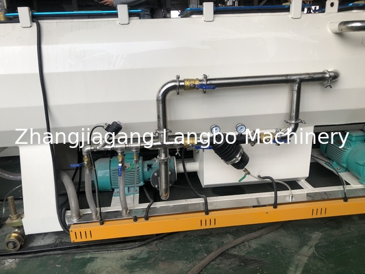 380V 50HZ 3 φάσης HDPE κατασκευαστική μηχανή σωλήνα σωλήνα γραμμή εξάντλησης εξατομικευμένη