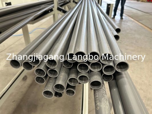 20-110mm Pvc Pipe Extrusion Line Line Making Line με 65/132 Κωνικό δίδυμο βίδα Extruder
