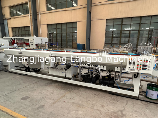 20-110mm Pvc Pipe Extrusion Line Line Making Line με 65/132 Κωνικό δίδυμο βίδα Extruder