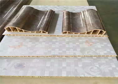 350KG/H μηχανή επιτροπής τοίχων ταχύτητας WPC προϊόντων, γραμμή παραγωγής προς έλεγχο κατηγοριών WPC PLC