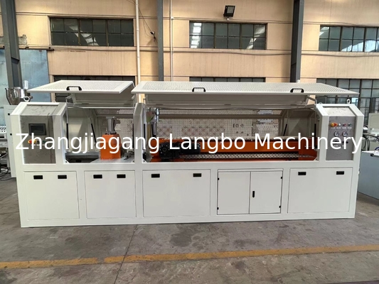 Τοπικό εργοστάσιο PVC Profile Making Machine Μηχανήματα πλαστικού PVC Profile Cable Trunk Production Line