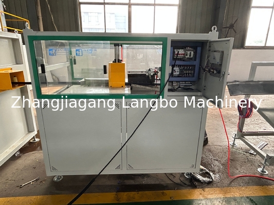 22kw Pvc baseboard Profile Extrusion Line Twin Screw 8 μέτρα μήκος