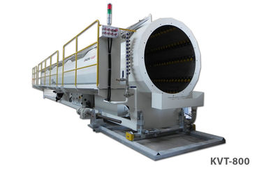 Αυτόματη PVC σωλήνων εξώθησης γραμμών PLC κωνική δίδυμη βίδα κόστους συντήρησης ελέγχου χαμηλή για το σωλήνα σπαταλημένου νερού και λυμάτων