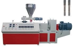 Πλαστική κωνική δίδυμη μηχανή Extrudsion σωλήνων PVC εξωθητών βιδών