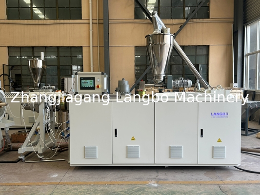 Υπόγεια γραμμή εκτόξευσης σωλήνων PVC με δίδυμη βίδα / γραμμή παραγωγής