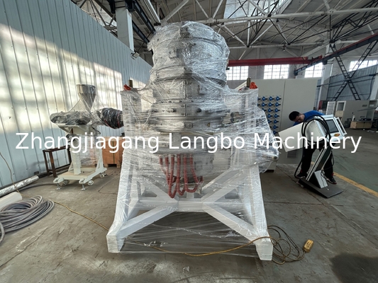 Η γραμμή εκτόξευσης σωλήνων HDPE 355-800 mm με μονάδα εκτόξευσης βίδας