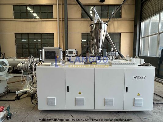 ΣΙΜΕΝΣ ή ΣΝΙΝΤΕΡ Επαφές πλαστικό PVC σωλήνα extrusion γραμμή κατασκευής μηχανή για σωλήνα παροχής νερού