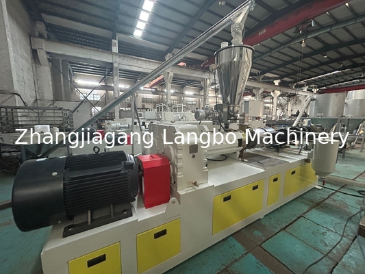 SJSZ80/156 Διπλή βίδα Extruder Extrusion 400kg χωρητικότητα PVC μαλακό σωλήνα / σφράγιση / καλώδιο πελετό παρασκευή γρανάζοντας γραμμή