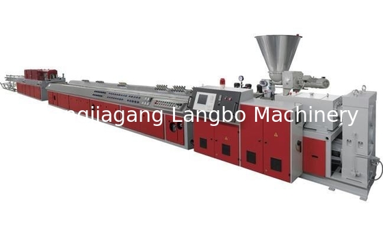 WPC Machine Wood Plastic Composite decking hollow solid deck flooring Post Composite Profile Rail Extrusion Production Line (Σημείο παραγωγής σύνθετων υλικών από πλαστικό ξύλο)