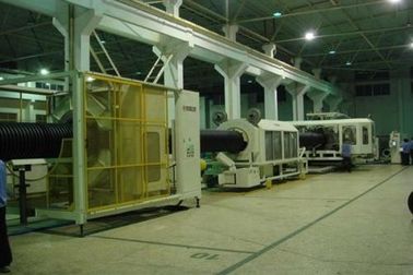 Ενιαία γραμμή εξώθησης σωλήνων PE βιδών, σωλήνας pe υψηλής ικανότητας που κατασκευάζει τη μηχανή