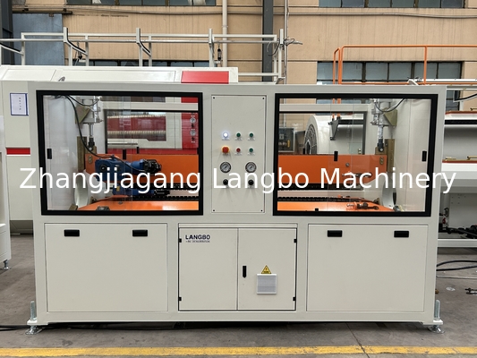 Αλυσίδα κατασκευής σωλήνων PVC 800 kg/h με βίδα υψηλής ταχύτητας 80/173