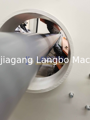 800kg/h High Speed PVC Pipe Making Line με 80/173 High Speed Screw για τη διάμετρο του σωλήνα 75-250mm