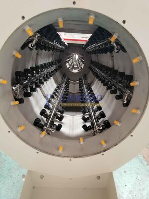 Μηχανή εκτόξευσης σωλήνων πλαστικού PVC εξοπλισμένη με κινητήρα  και μετατροπέα ABB
