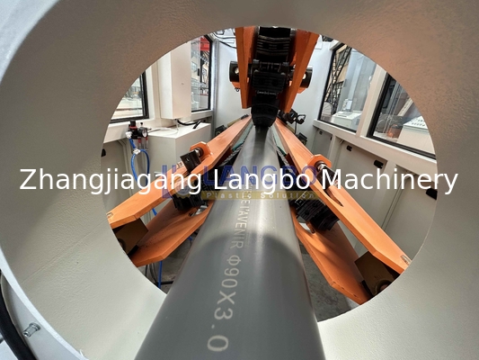 800kg/h High Speed PVC Pipe Making Line με 80/173 High Speed Screw για τη διάμετρο του σωλήνα 75-250mm