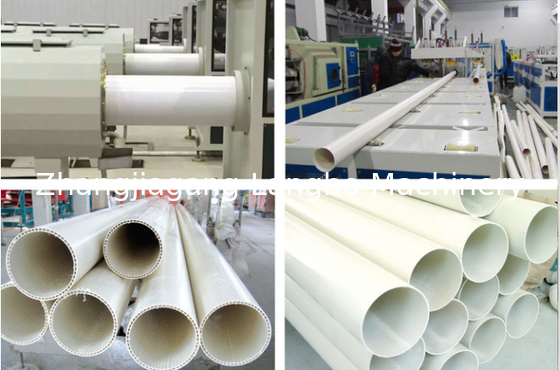 Μηχανή εκτόξευσης παραγωγής υδραγωγών PVC