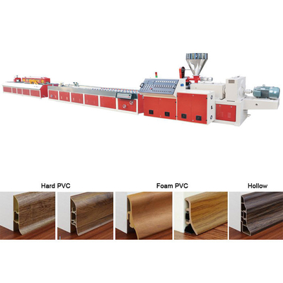 Μηχανή κατασκευής γραμμής παραγωγής WPC WPC Decking Flooring Post Composite Profile