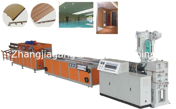 Μηχανή κατασκευής γραμμής παραγωγής WPC WPC Decking Flooring Post Composite Profile