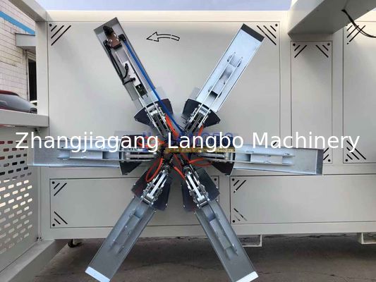 Συσκευή περιέλιξης σωλήνων με μηχανή δεματοποίησης για μηχανή εξώθησης σωλήνων PE μεγάλης διαμέτρου