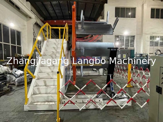 Πολυλειτουργικό Μηχανικό Προσαρμογή Coil PE Pipe Coiling Making Machine Ατσάλινο Coiler