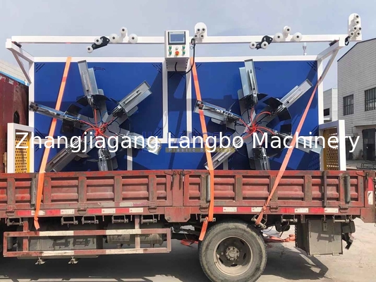 Μηχανή περιέλιξης πλαστικού σωλήνα 50-160 mm με μηχανή δεματοποίησης για κυματοειδή σωλήνα PE