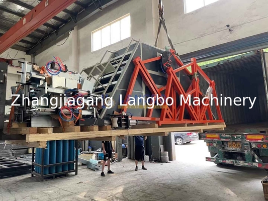 Μηχανή περιέλιξης σωλήνων HDPE 50-110mm σε μονό τύμπανο
