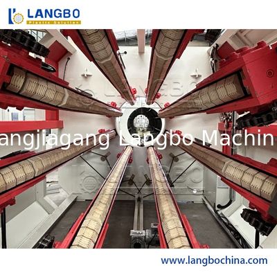 Μηχανή εκτόξευσης σωλήνων PVC PE Μηχανή εκτόξευσης σωλήνων πλαστικών Μηχανήματα παραγωγής αερίου και νερού HDPE