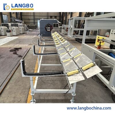 Υπόγεια γραμμή εκτόξευσης σωλήνων PVC με δίδυμη βίδα / γραμμή παραγωγής