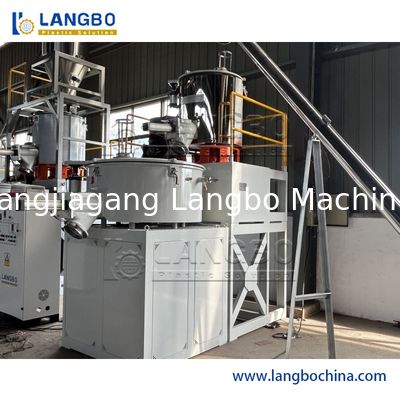 Βιομηχανικός μικτήρας υψηλής ταχύτητας σκόνης PVC με σύστημα θέρμανσης-ψύξης για άκαμπτες ενώσεις PVC