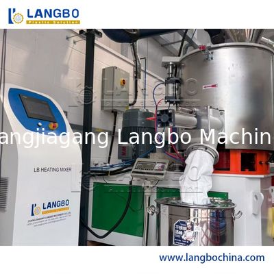 Μηχανή ανάμειξης πλαστικών βιομηχανιών PVC ∙ Εξτραδιστήρας με αυτοματοποιημένη τροφοδοσία και μεταφορά δοσολογίας για γραμμή δαπέδου Spc