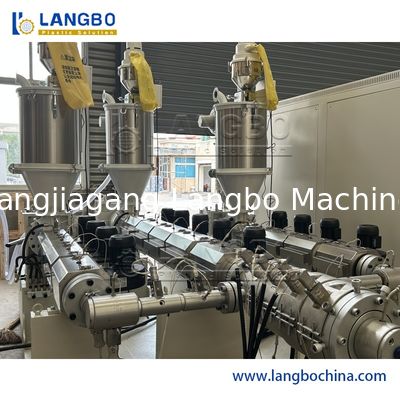 Γραμμή εξώθησης μηχανής κατασκευής πλαστικών σωλήνων HDPE PPR υψηλής ταχύτητας 16 έως 1600mm για παροχή νερού, αποχέτευση, άρδευση, σωλήνες αερίου, ηλεκτρικούς αγωγούς