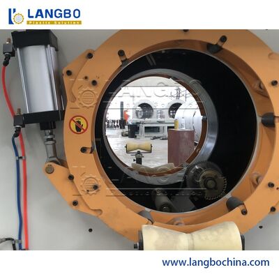 CE ISO Pvc Pipe Extrusion Machine 80/156 Κωνική διπλή βίδα