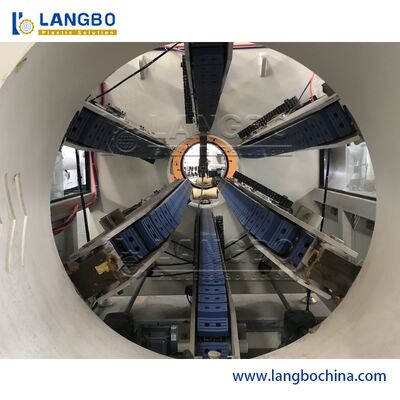 CE ISO Pvc Pipe Extrusion Machine 80/156 Κωνική διπλή βίδα