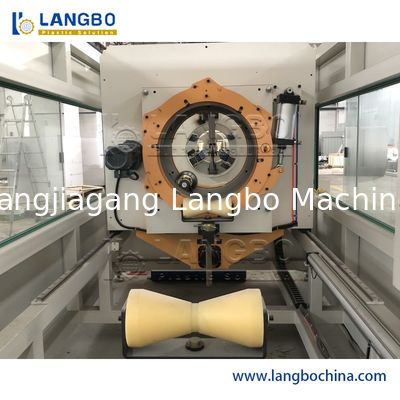 150KG/High γραμμή εξώθησης σωλήνων PVC ικανότητας με το ελεύθερο τέμνον σύστημα σκόνης/τσιπ