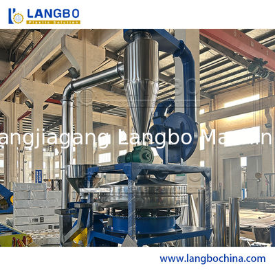 Μηχανή άλεσης πλαστικού για θρυμματισμό σωλήνων PVC ανακύκλωσης