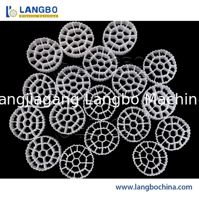 HDPE Mbbr Μηχανή κατασκευής εξωθρευτή σωλήνων μέσων διήθησης βιολογικού φορέα