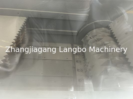 Εργαστήριο απορριμμάτων πλαστικών σωλήνων Shredder Machine Για PP / PE / HDPE / LDPE / PVC