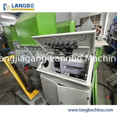 Μηχανή Πλαστικού Μονού Άξονα Τεμαχισμού για Πλαστικά Απόβλητα, Ξύλινες Παλέτες, Σωλήνες HDPE, Υφάσματα, Φιλμ, Μηχανή Θραύσης και Ανακύκλωσης