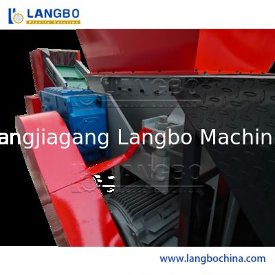 Μηχανή καταστροφέα διπλού άξονα βαρέως τύπου για πλαστικά και χάρτινα απόβλητα, σκληρό PP/Pet Sheet Shredder για τη βιομηχανία επεξεργασίας αποβλήτων