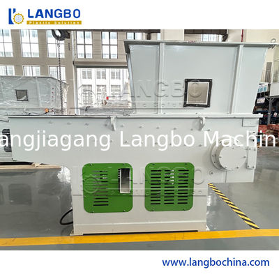 Βιομηχανικό υφαντικό πλαστικό μπουκάλι υφαντική σακούλα PP/PE/HDPE/LDPE Ανακύκλωση συντρίμμιας κατασκευαστική μηχανή Απορρίμματα πλαστικού άλεσης μονοάξονας θραυστήρας