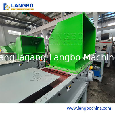 Ισχυρή Οριζόντια Πλαστική Μηχανή Τεμαχισμού για Σωλήνες PVC PE, Σωλήνες, Δίσκους, Παλέτες, Pet, PVC, PC, EVA, ABS, Καθημερινά Υλικά Τεμαχισμού