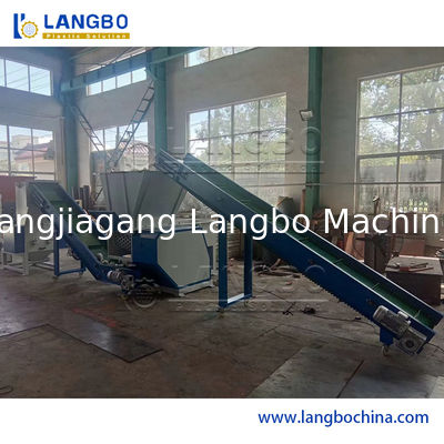 Ισχυρή Οριζόντια Πλαστική Μηχανή Τεμαχισμού για Σωλήνες PVC PE, Σωλήνες, Δίσκους, Παλέτες, Pet, PVC, PC, EVA, ABS, Καθημερινά Υλικά Τεμαχισμού