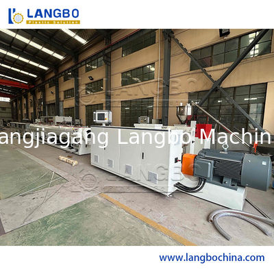 Ενέργεια - πλαστική γραμμή εξώθησης σωλήνων αποταμίευσης, νέοι εξωθητές βιδών όρου δίδυμοι