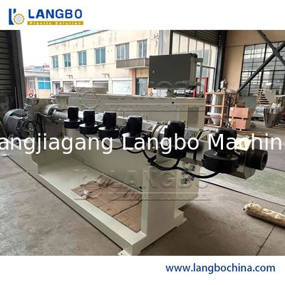 Πλαστικός ενιαίος εξωθητής βιδών 150 - ταχύτητα 1500KG/Χ για το σωλήνα λυμάτων PE